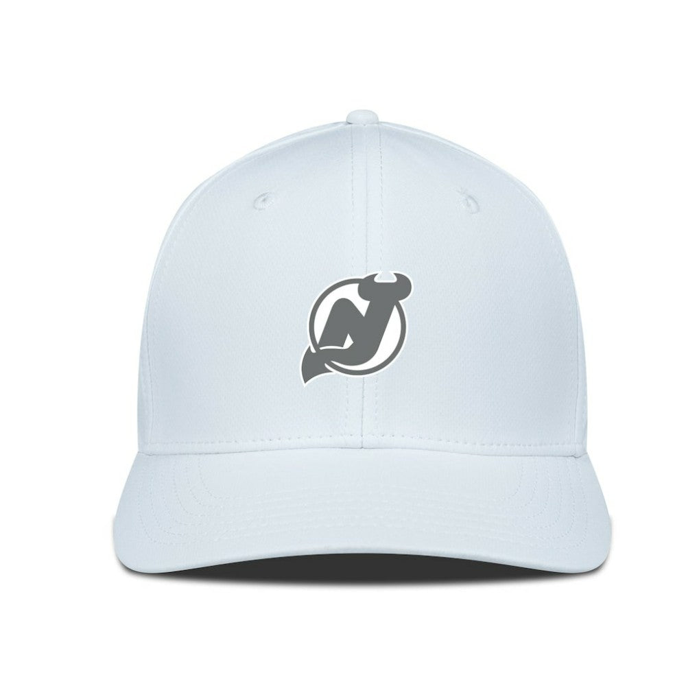 NHL New Jersey Devils Levelwear Rise Slate & Snow Structured Flex Hat