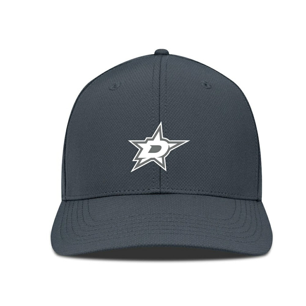 NHL Dallas Stars Levelwear Rise Slate & Snow Structured Flex Hat