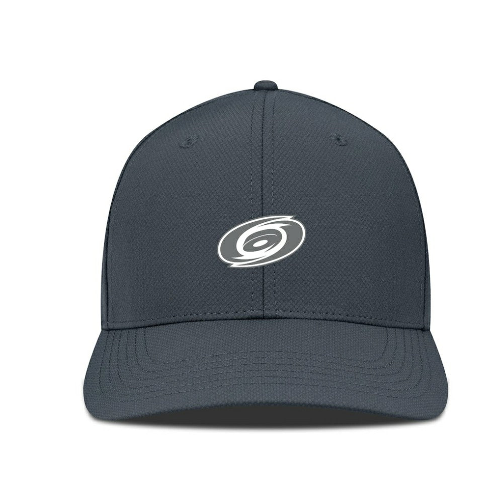 NHL Carolina Hurricanes Levelwear Rise Slate & Snow Structured Flex Hat