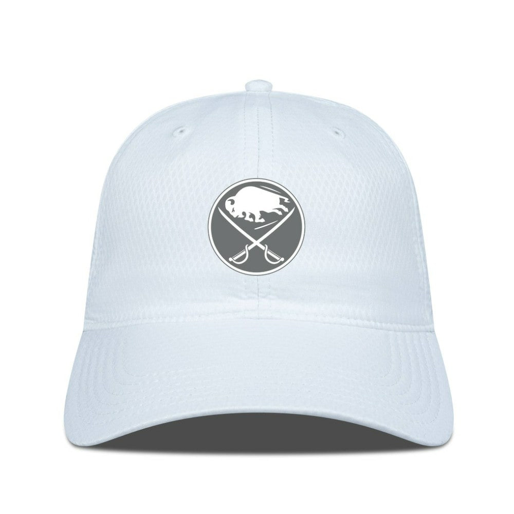 NHL Buffalo Sabres Levelwear Matrix Slate & Snow Unstructured Adjustable Hat