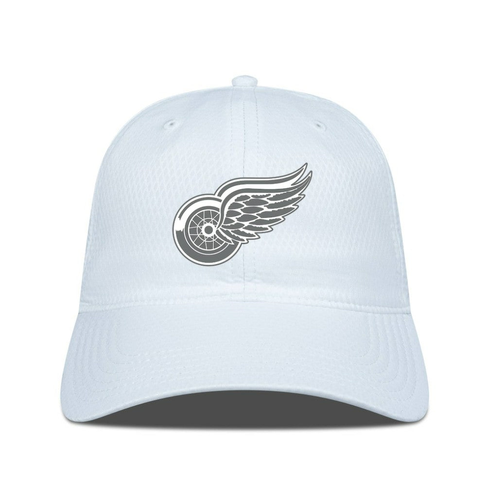 NHL Detroit Red Wings Levelwear Matrix Slate & Snow Unstructured Adjustable Hat