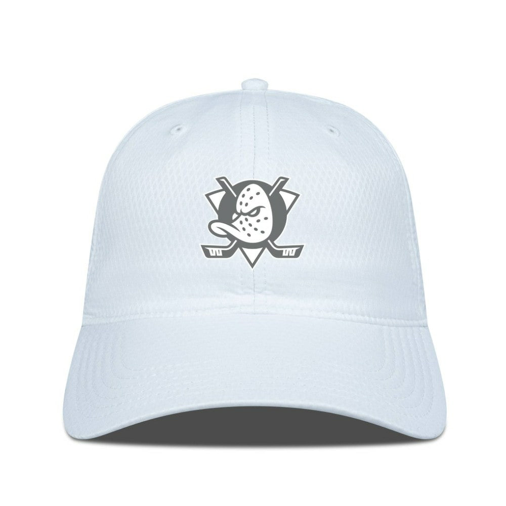 NHL Anaheim Ducks Levelwear Matrix Slate & Snow Unstructured Adjustable Hat