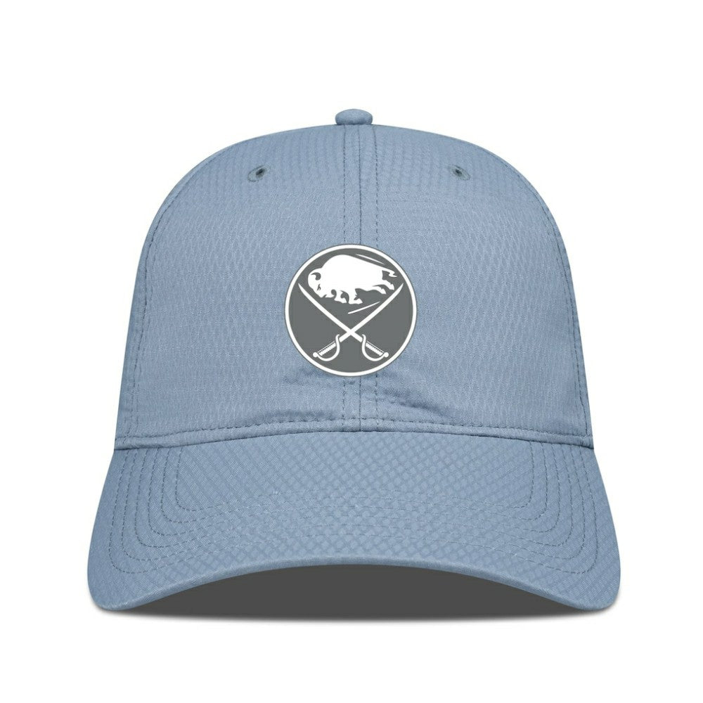NHL Buffalo Sabres Levelwear Matrix Slate & Snow Unstructured Adjustable Hat