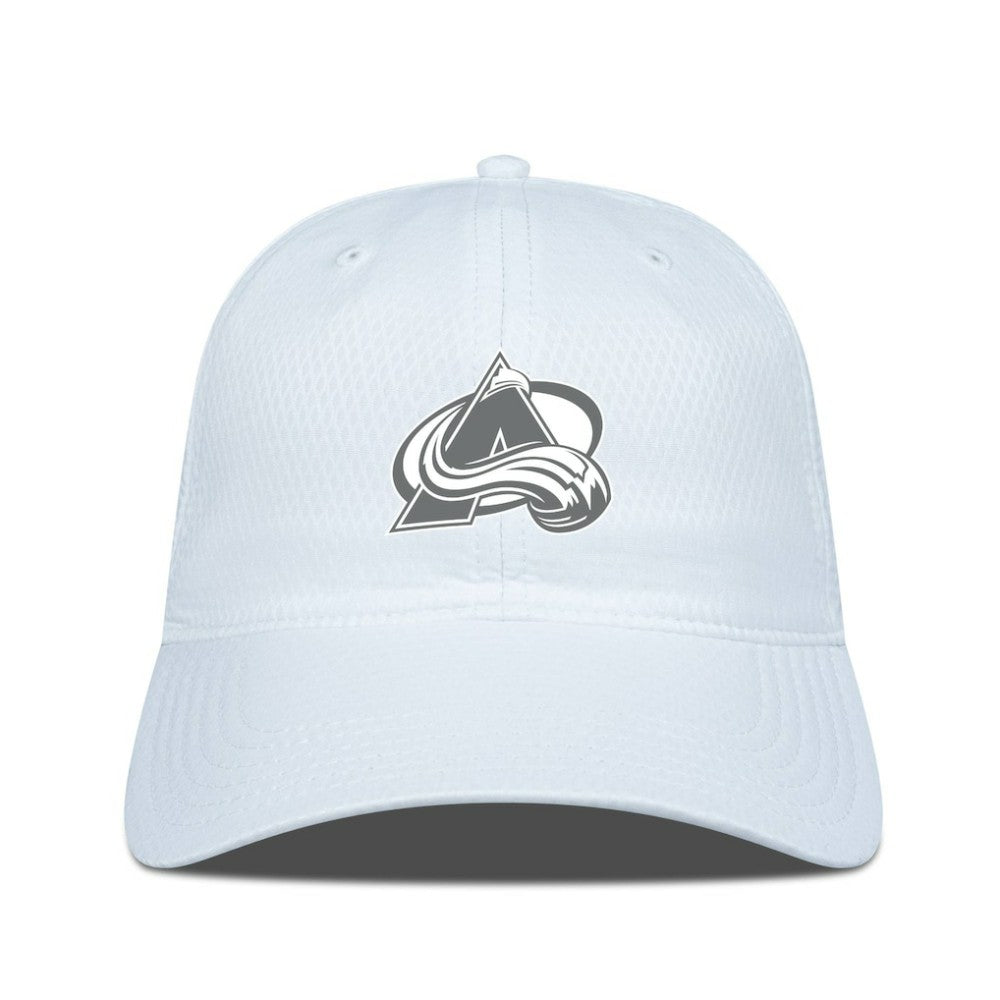 NHL Colorado Avalanche Levelwear Matrix Slate & Snow Unstructured Adjustable Hat