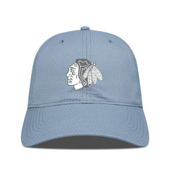 NHL Chicago Blackhawks Levelwear Matrix Slate & Snow Unstructured Adjustable Hat