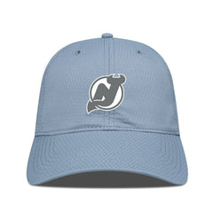 NHL New Jersey Devils Levelwear Matrix Slate & Snow Unstructured Adjustable Hat