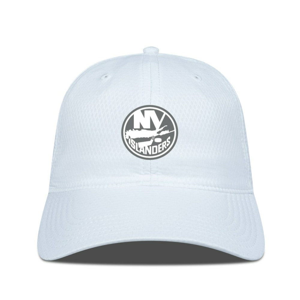 NHL New York Islanders Levelwear Matrix Slate & Snow Unstructured Adjustable Hat