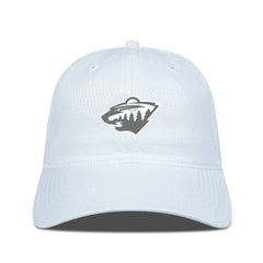 NHL Minnesota Wild Levelwear Matrix Slate & Snow Unstructured Adjustable Hat