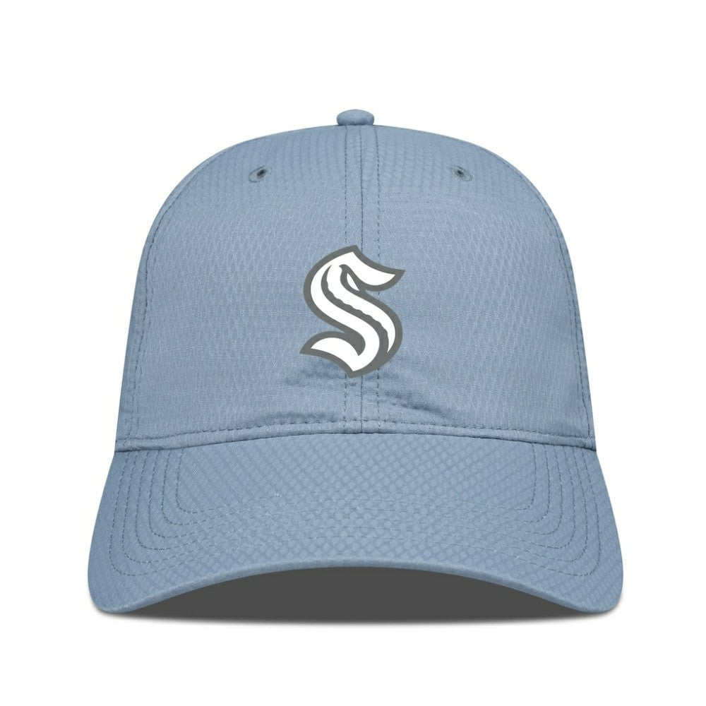 NHL Seattle Kraken Levelwear Matrix Slate & Snow Unstructured Adjustable Hat