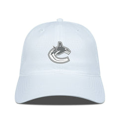 NHL Vancouver Canucks Levelwear Matrix Slate & Snow Unstructured Adjustable Hat