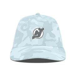 NHL New Jersey Devils Levelwear Clash Slate & Snow Meshback Flex Hat