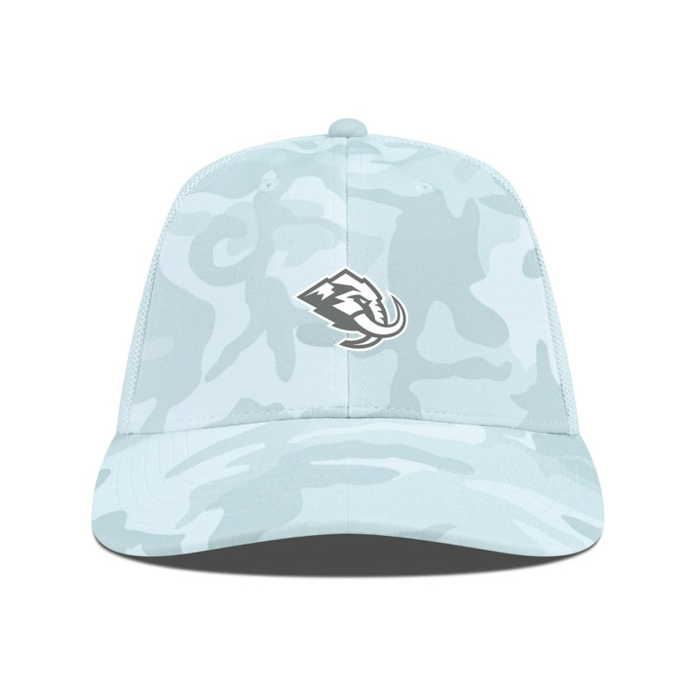 NHL Utah Mammoth Levelwear Clash Slate & Snow Meshback Flex Hat