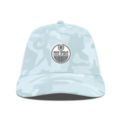 NHL Edmonton Oilers Levelwear Clash Slate & Snow Meshback Flex Hat