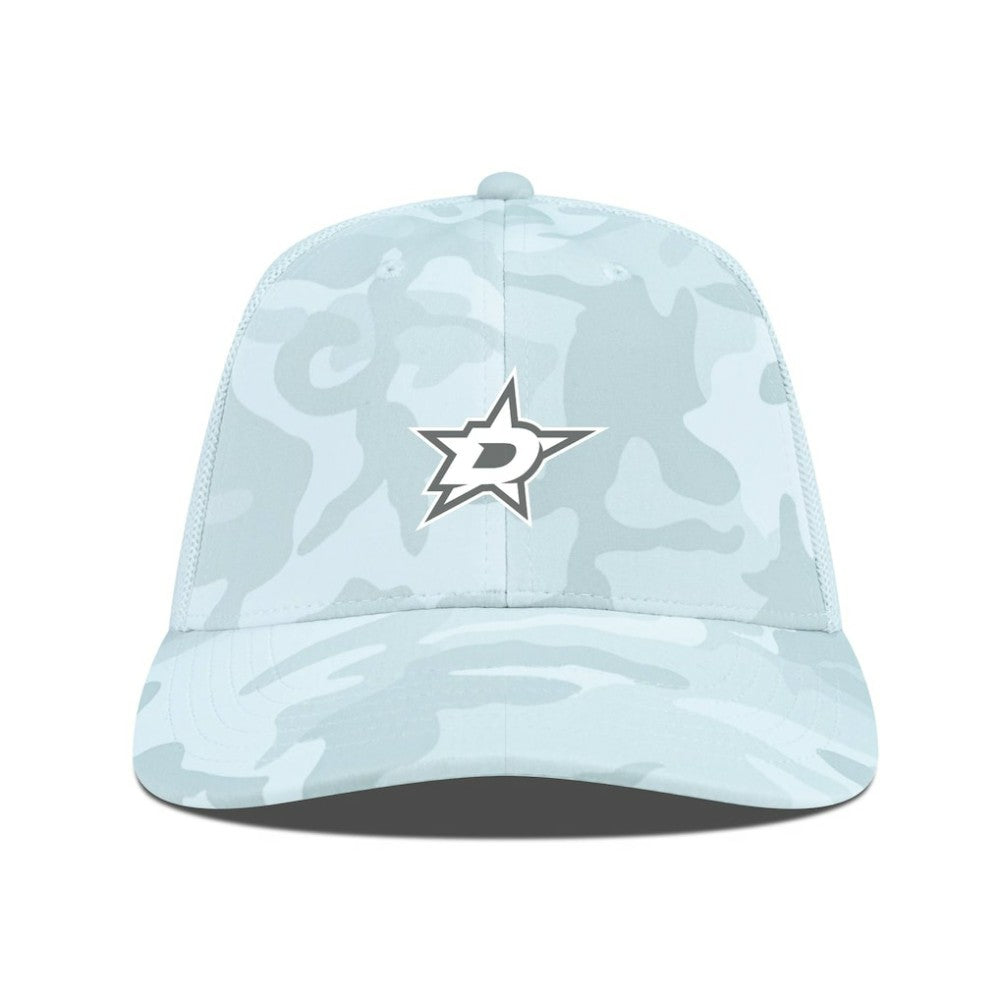 NHL Dallas Stars Levelwear Clash Slate & Snow Meshback Flex Hat