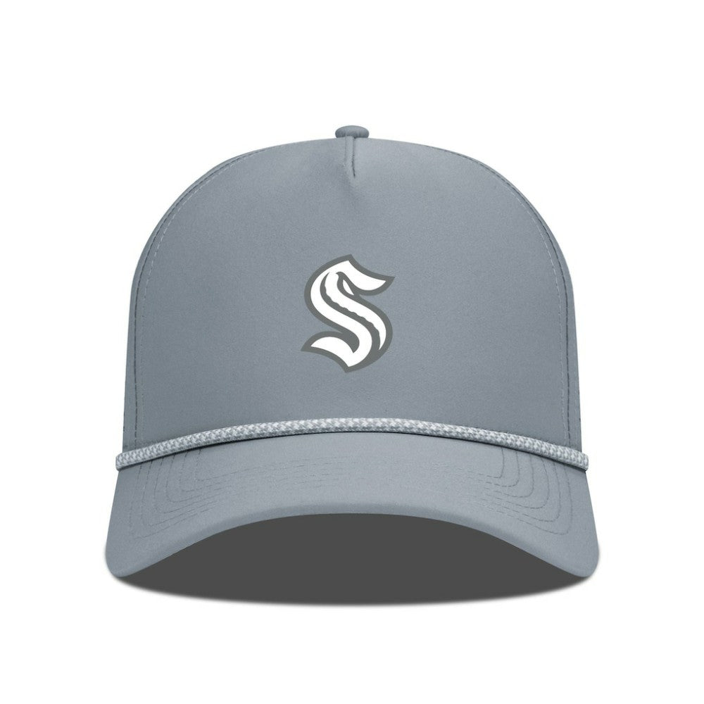 NHL Seattle Kraken Levelwear Gordon Slate & Snow Rope Adjustable Hat