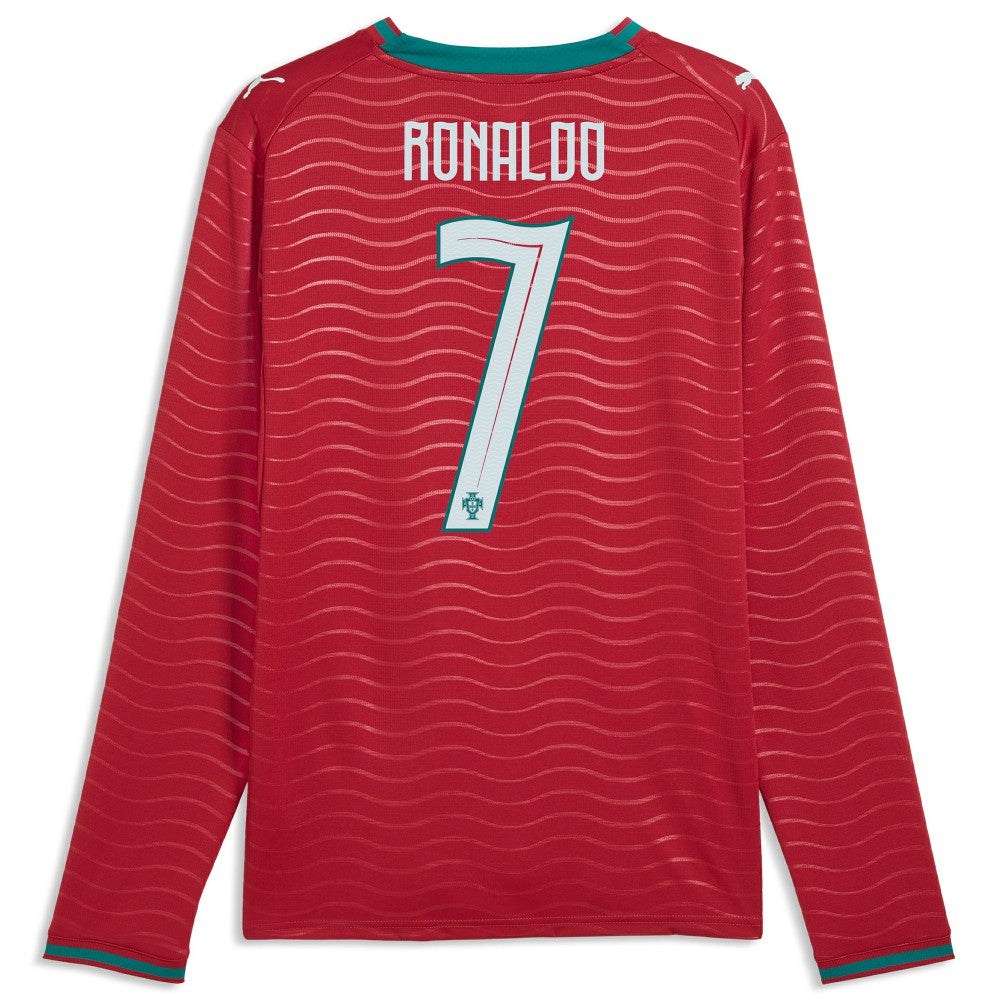 Cristiano Ronaldo Portugal National Team 2026 Home Replica Long Sleeve Jersey