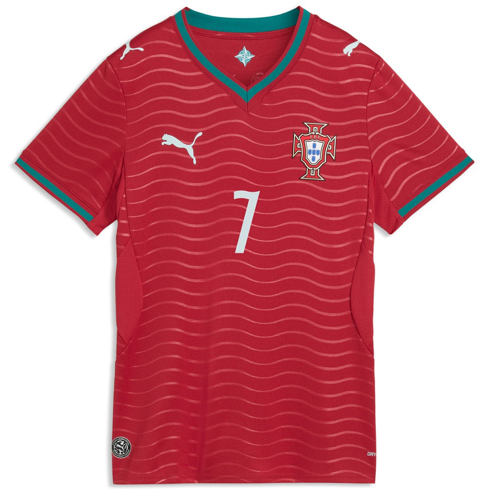 Cristiano Ronaldo Portugal National Team Women's 2026 Home Replica Jersey