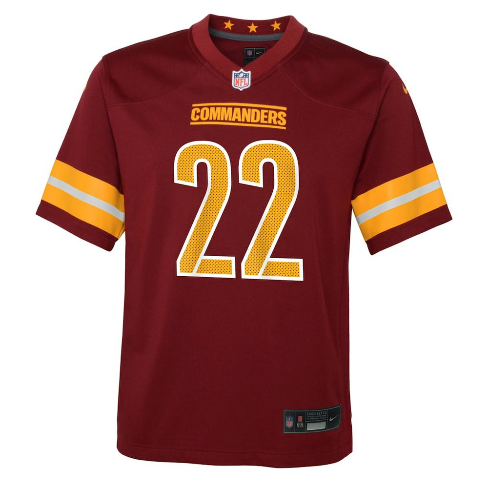 Jacory Croskey-Merritt  Youth Team Game Jersey - Washington Commanders Jerseys