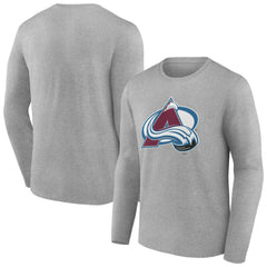 NHL Colorado Avalanche Women's Primary Logo Long Sleeve V-Neck T-Shirt