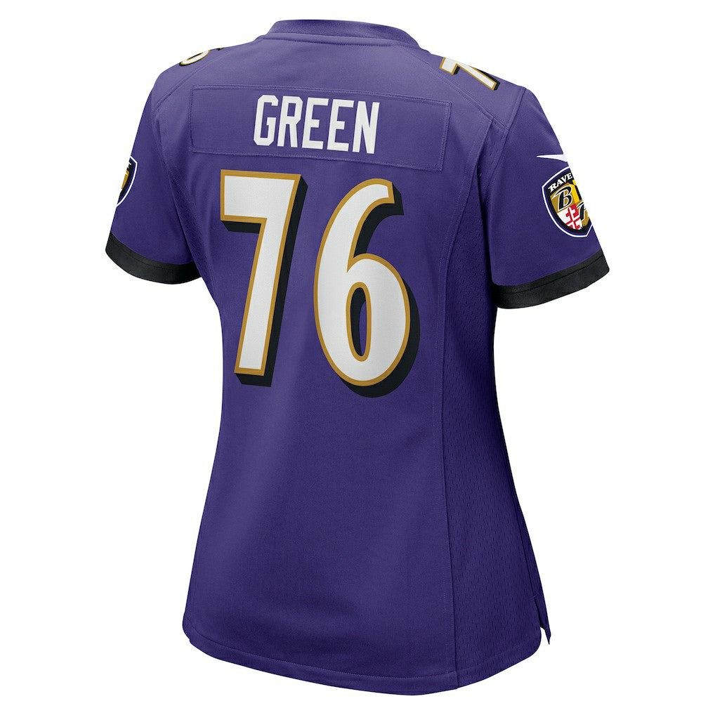 Kenyon Green  Women's Team Game Jersey - Baltimore Ravens Jerseys