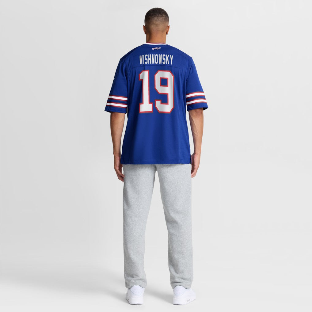 Mitch Wishnowsky  Team Game Jersey - Buffalo Bills Jerseys