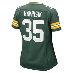 Lucas Havrisik  Women's Team Game Jersey - Green Bay Packers Jerseys
