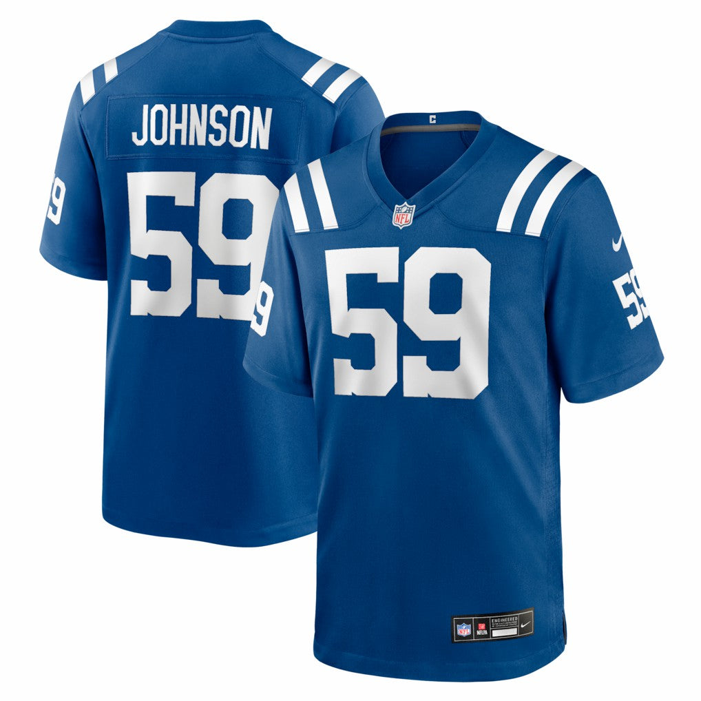 Buddy Johnson  Team Game Jersey - Indianapolis Colts Jerseys