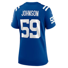 Buddy Johnson  Women's Team Game Jersey - Indianapolis Colts Jerseys