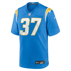 Isas Waxter  Team Game Jersey - Los Angeles Chargers Jerseys