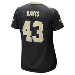 Michael Davis  Women's Team Game Jersey - New Orleans Saints Jerseys