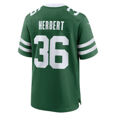 Khalil Herbert  Team Game Jersey - New York Jets Jerseys