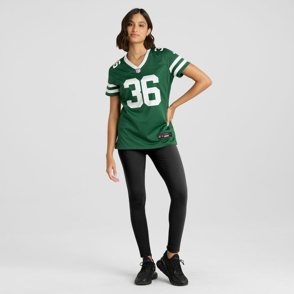 Khalil Herbert  Women's Team Game Jersey - New York Jets Jerseys