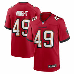 Owen Wright  Team Game Jersey - Tampa Bay Buccaneers Jerseys