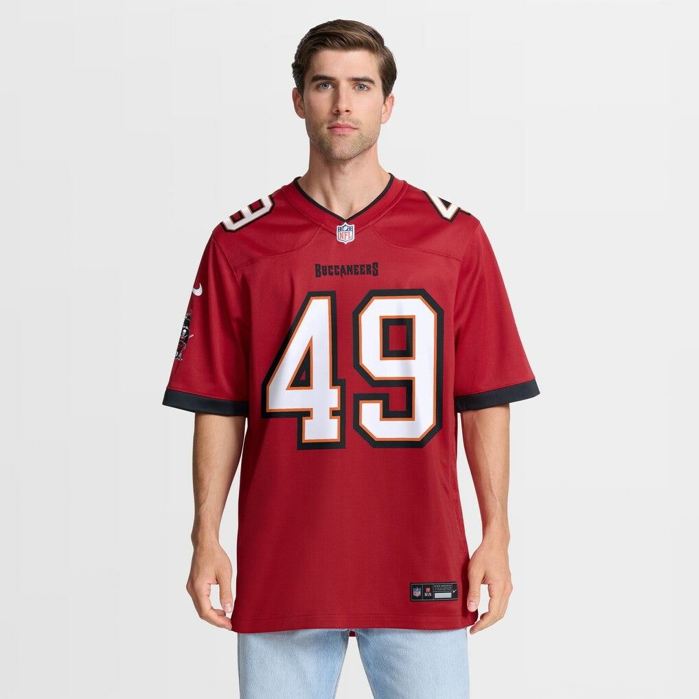 Owen Wright  Team Game Jersey - Tampa Bay Buccaneers Jerseys