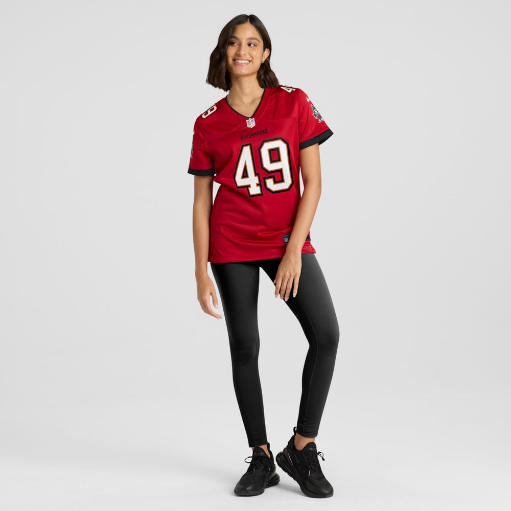 Owen Wright  Women's Team Game Jersey - Tampa Bay Buccaneers Jerseys