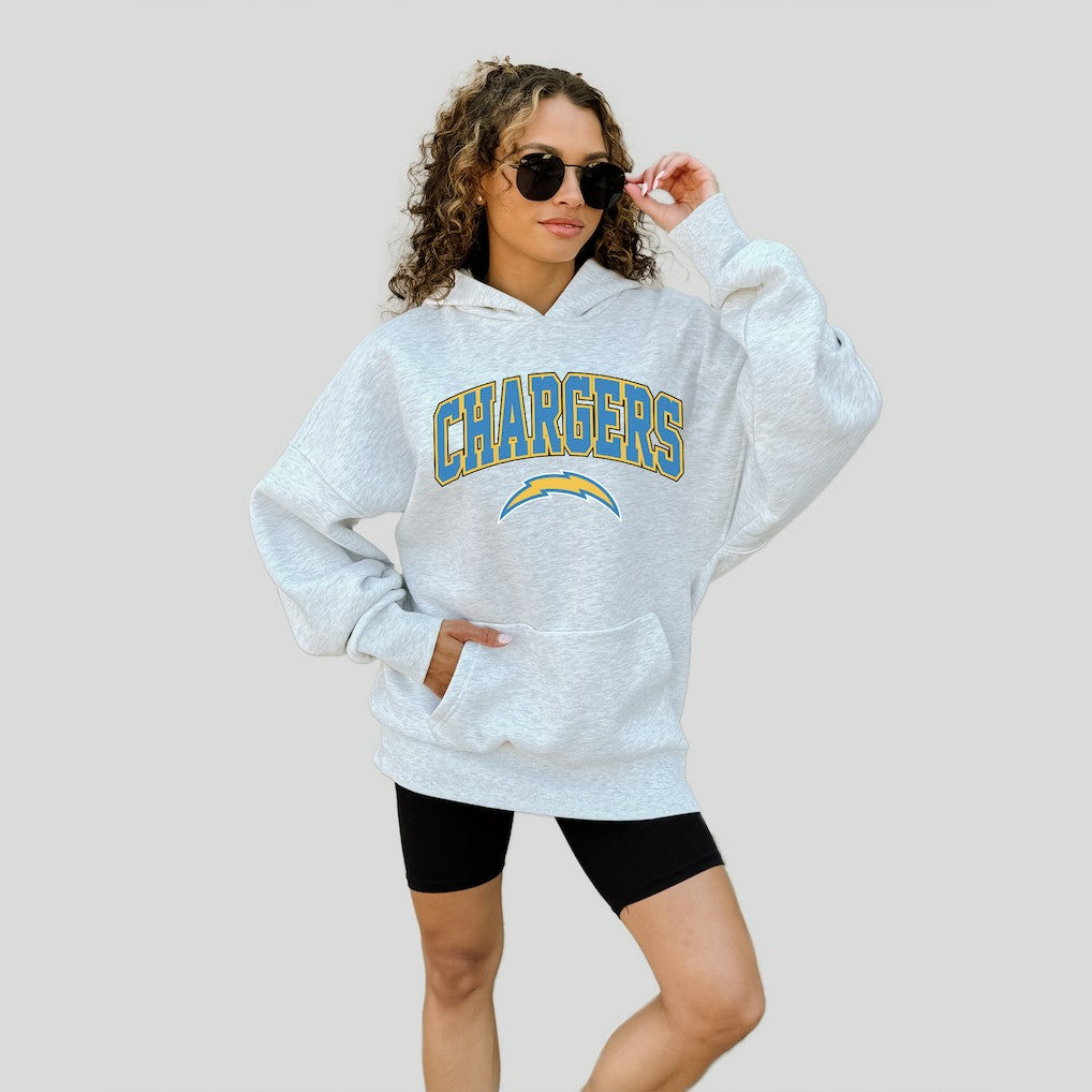 Gameday Couture Women's Fan Edition Premium Weight Hoodie - Los Angeles Chargers Hoodies