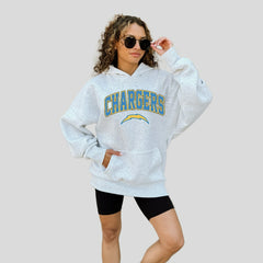 Gameday Couture Women's Fan Edition Premium Weight Hoodie - Los Angeles Chargers Hoodies