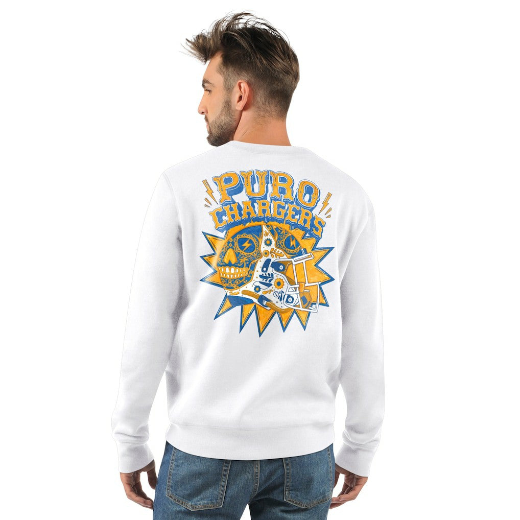 Starter Classic Puro Crew Neck Sweatshirt - Los Angeles Chargers Sweatshirts