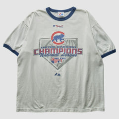 White Chicago Cubs Majestic 2007 T-Shirt
