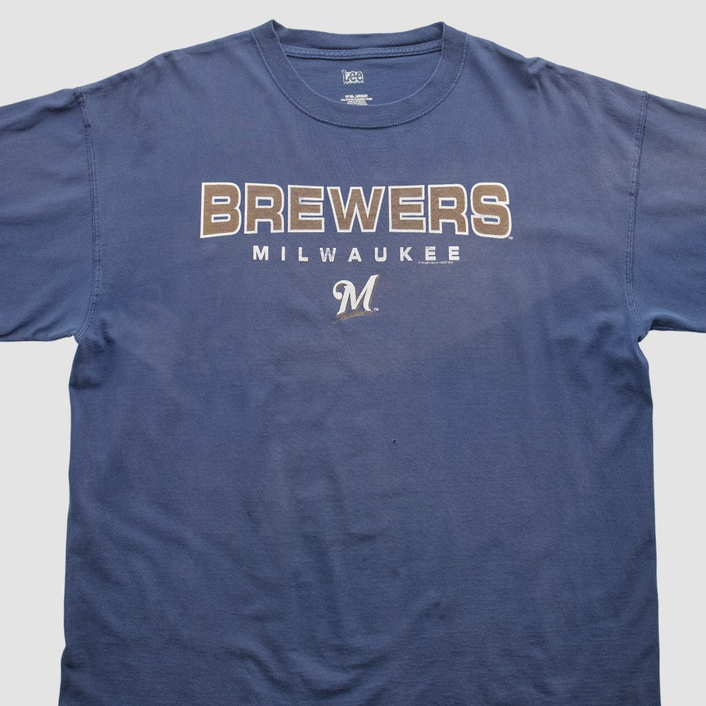 Navy Milwaukee Brewers Lee Apparel 2007 T-Shirt