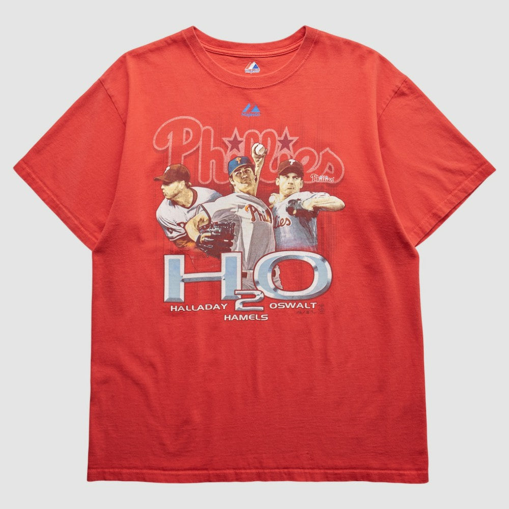 Red Philadelphia Phillies Majestic 2010 T-Shirt