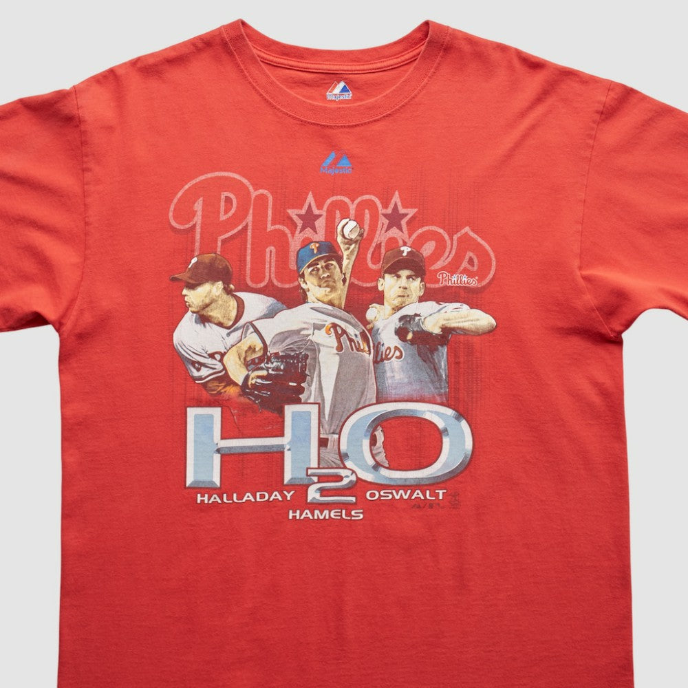 Red Philadelphia Phillies Majestic 2010 T-Shirt