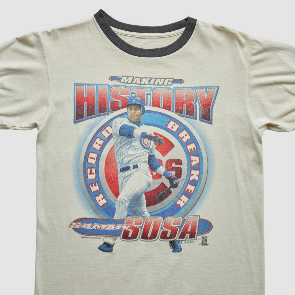 White Chicago Cubs Starter 1996 T-Shirt