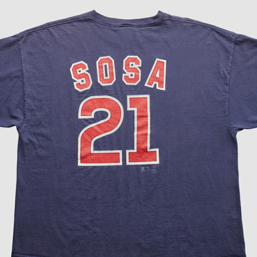 Navy Chicago Cubs Lee Apparel 2000s T-Shirt