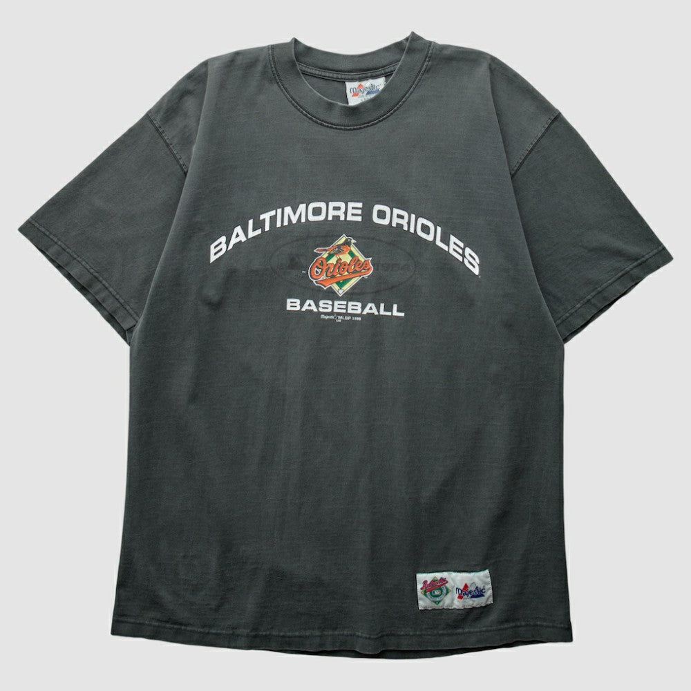 Charcoal Baltimore Orioles Majestic 1999 T-Shirt
