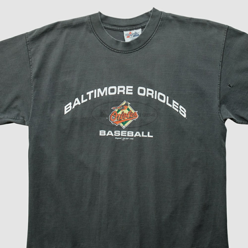 Charcoal Baltimore Orioles Majestic 1999 T-Shirt