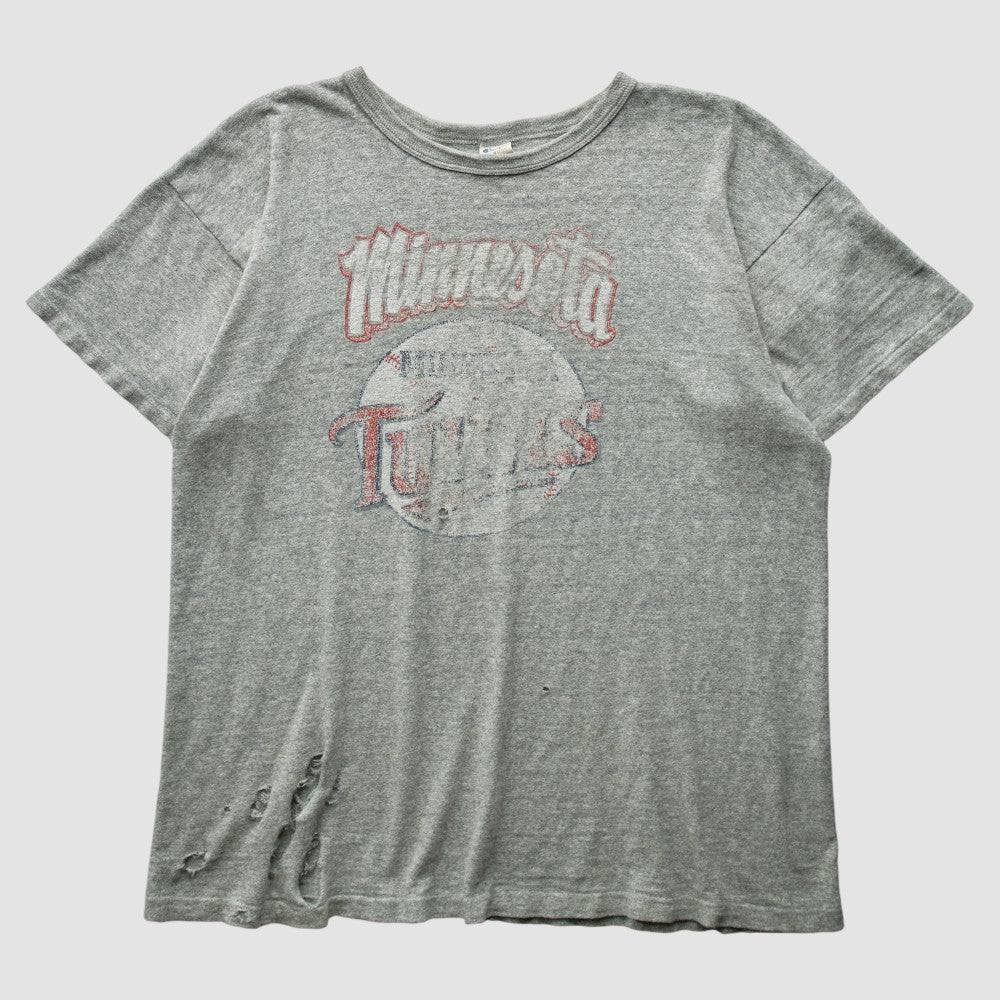 Heather Gray Minnesota Twins 80s T-Shirt