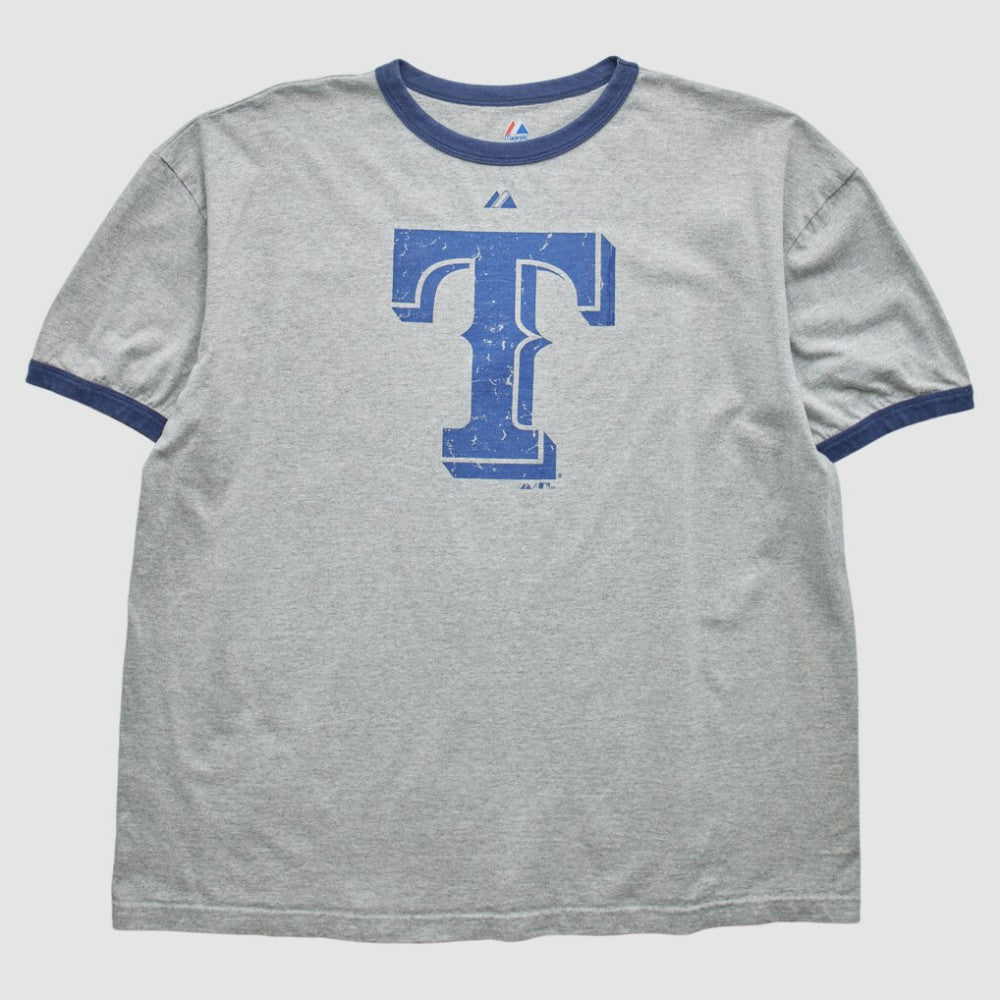 Heather Gray Texas Rangers Majestic 2010 T-Shirt
