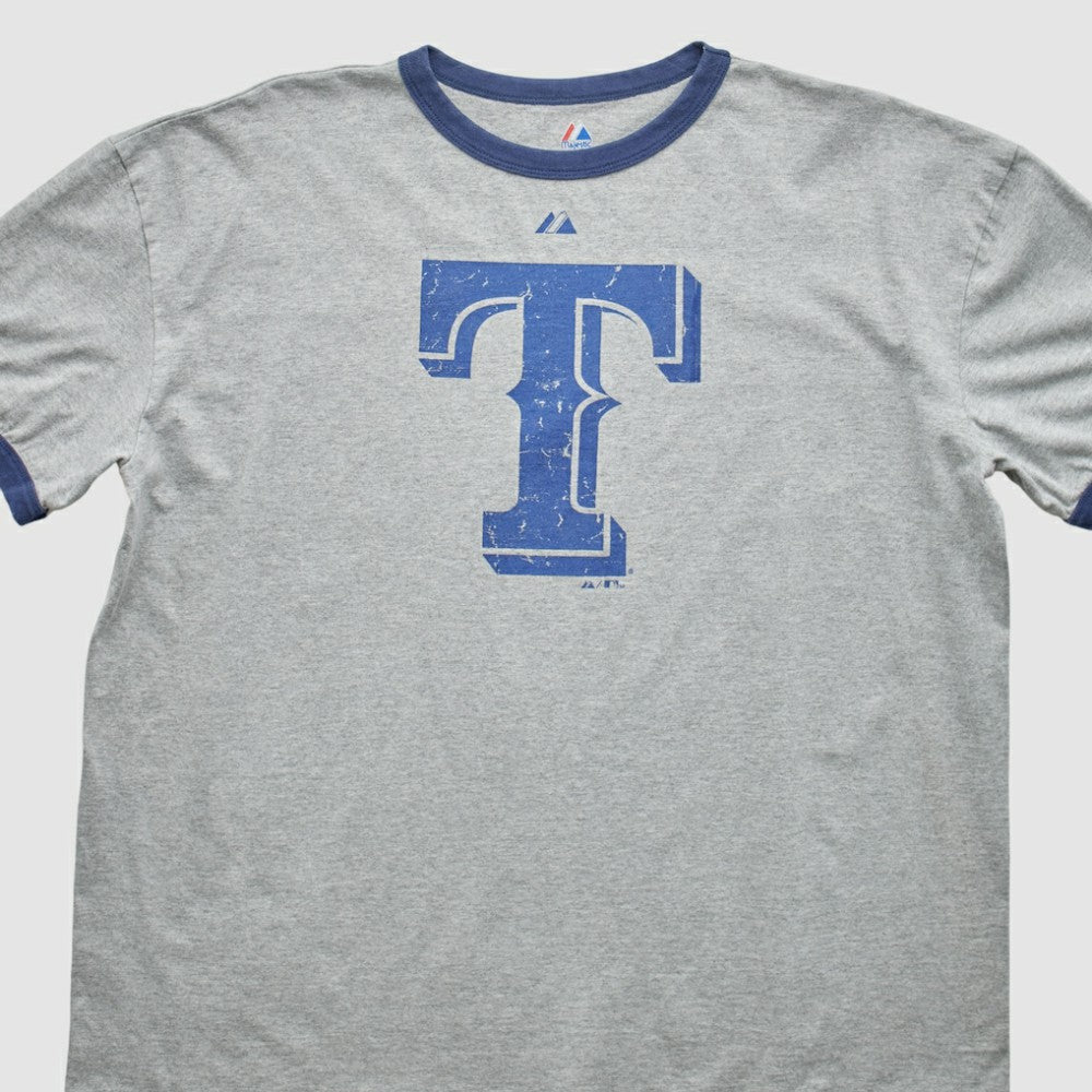 Heather Gray Texas Rangers Majestic 2010 T-Shirt