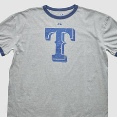 Heather Gray Texas Rangers Majestic 2010 T-Shirt